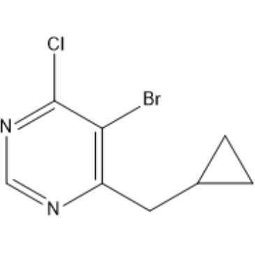 5-Bromo-4-chloro-6-(cyclopropylmethyl)pyrimidine|CS-1381667
