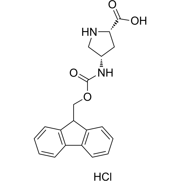 (2S,4S)-4-((((9H-Fluoren-9-yl)methoxy)carbonyl)amino)pyrrolidine-2-carboxylic acid hydrochloride|CS-1381684
