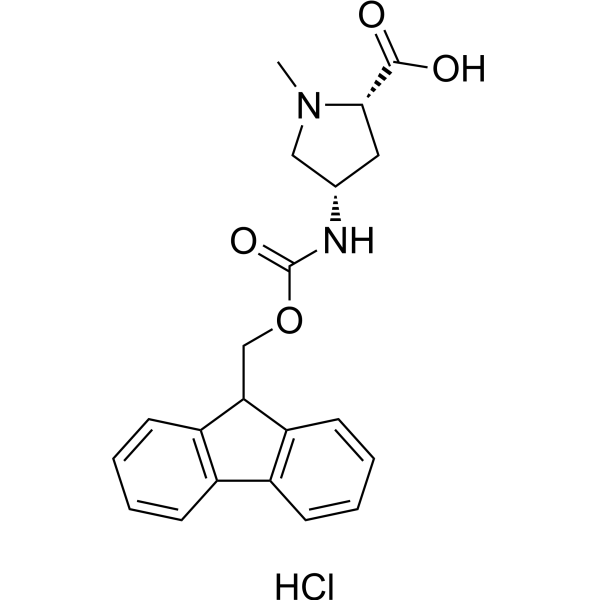(2S,4S)-4-((((9H-Fluoren-9-yl)methoxy)carbonyl)amino)-1-methylpyrrolidine-2-carboxylic acid hydrochloride|CS-1381685
