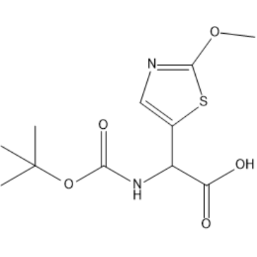 2-((tert-Butoxycarbonyl)amino)-2-(2-methoxythiazol-5-yl)acetic acid|CS-1381697