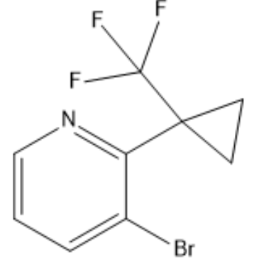 3-Bromo-2-(1-(trifluoromethyl)cyclopropyl)pyridine|CS-1381739