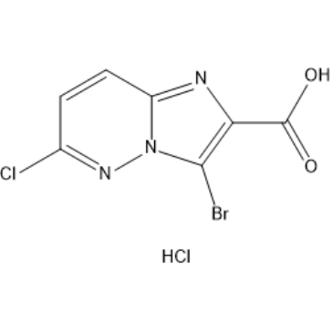 3-Bromo-6-chloroimidazo[1,2-b]pyridazine-2-carboxylic acid hydrochloride|CS-1381744