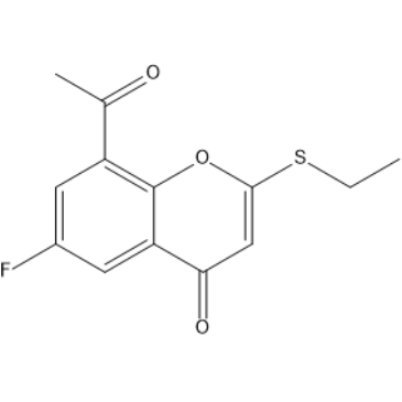 8-Acetyl-2-(ethylthio)-6-fluoro-4H-chromen-4-one|CS-1382914