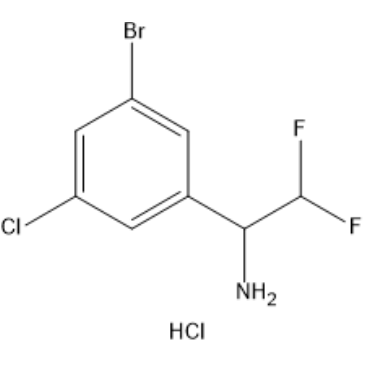 1-(3-Bromo-5-chlorophenyl)-2,2-difluoroethan-1-amine hydrochloride|CS-1382960