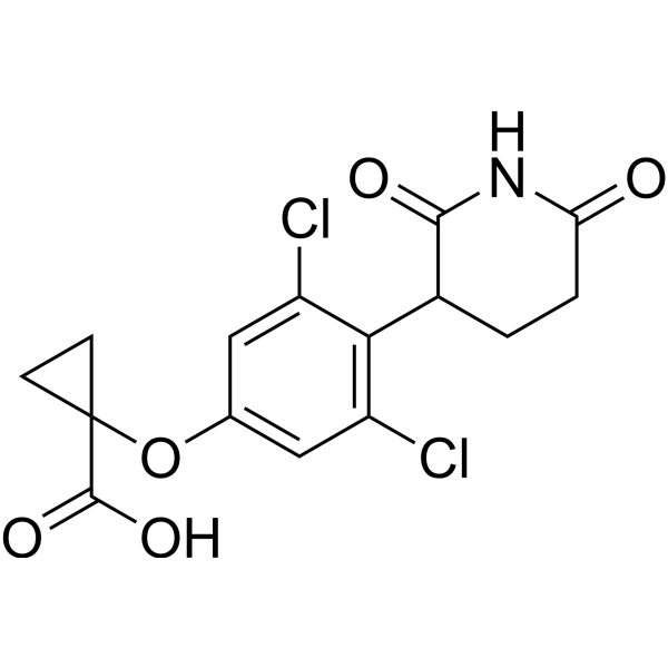 1-(3,5-Dichloro-4-(2,6-dioxopiperidin-3-yl)phenoxy)cyclopropane-1-carboxylic acid|CS-1383006