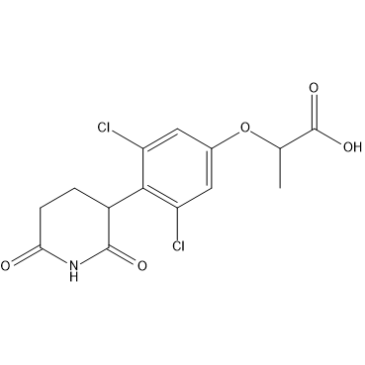 2-(3,5-Dichloro-4-(2,6-dioxopiperidin-3-yl)phenoxy)propanoic acid|CS-1383007