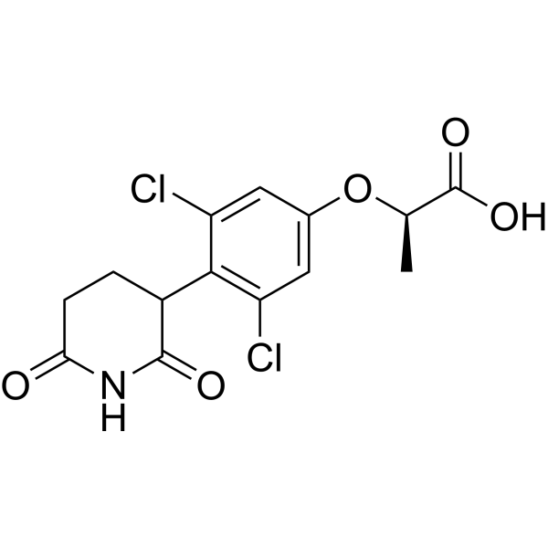 (2R)-2-(3,5-Dichloro-4-(2,6-dioxopiperidin-3-yl)phenoxy)propanoic acid|CS-1383009