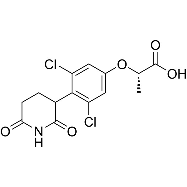 (2S)-2-(3,5-Dichloro-4-(2,6-dioxopiperidin-3-yl)phenoxy)propanoic acid|CS-1383011