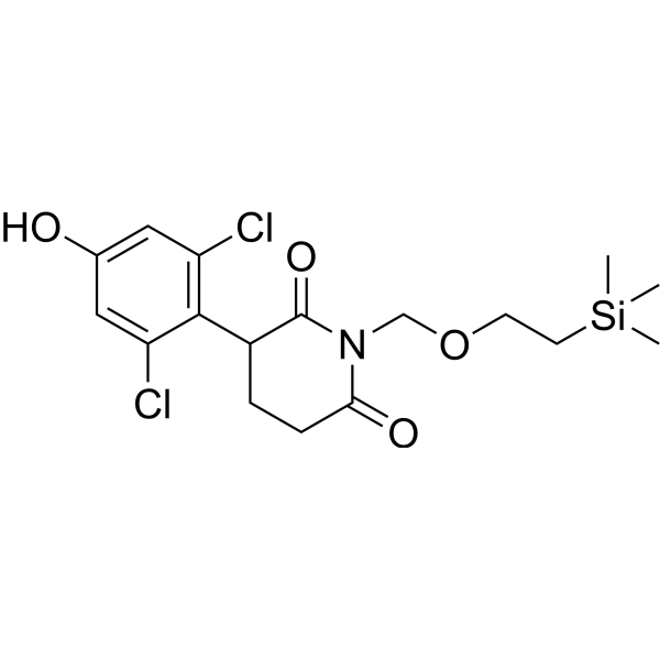 3-(2,6-Dichloro-4-hydroxyphenyl)-1-((2-(trimethylsilyl)ethoxy)methyl)piperidine-2,6-dione|CS-1383016