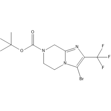 tert-Butyl 3-bromo-2-(trifluoromethyl)-5,6-dihydroimidazo[1,2-a]pyrazine-7(8H)-carboxylate|CS-1383040