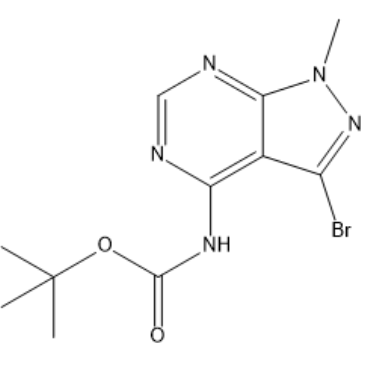 tert-Butyl (3-bromo-1-methyl-1H-pyrazolo[3,4-d]pyrimidin-4-yl)carbamate|CS-1383084