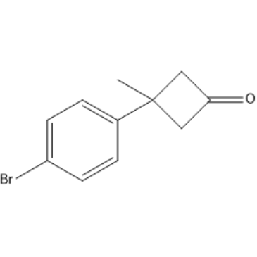 3-(4-Bromophenyl)-3-methylcyclobutan-1-one|CS-1383134