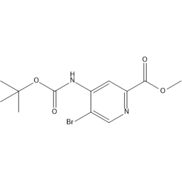 Methyl 5-bromo-4-((tert-butoxycarbonyl)amino)picolinate|CS-1383149