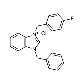 1-Benzyl-3-(4-fluorobenzyl)-1H-benzo[d]imidazol-3-ium chloride|CS-1383363