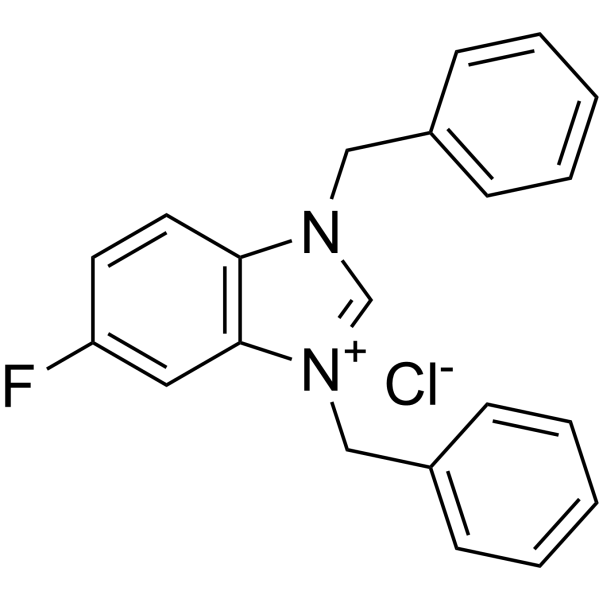 1,3-Dibenzyl-5-fluoro-1H-benzo[d]imidazol-3-ium chloride|CS-1383365