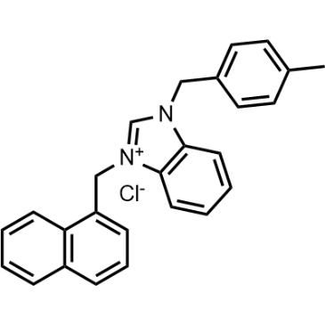 1-(4-Methylbenzyl)-3-(naphthalen-1-ylmethyl)-1H-benzo[d]imidazol-3-ium chloride|CS-1383372