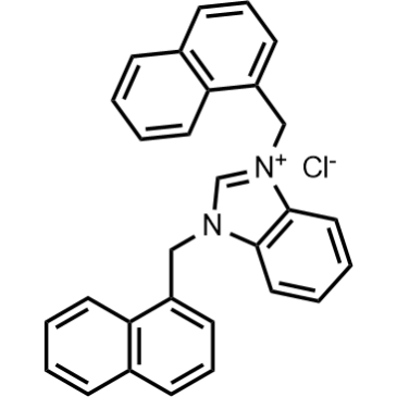 1,3-Bis(naphthalen-1-ylmethyl)-1H-benzo[d]imidazol-3-ium chloride|CS-1383378