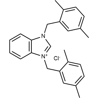 1,3-Bis(2,5-dimethylbenzyl)-1H-benzo[d]imidazol-3-ium chloride|CS-1383381