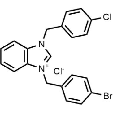 3-(4-Bromobenzyl)-1-(4-chlorobenzyl)-1H-benzo[d]imidazol-3-ium chloride|CS-1383387