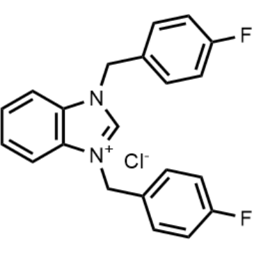 1,3-Bis(4-fluorobenzyl)-1H-benzo[d]imidazol-3-ium chloride|CS-1383388