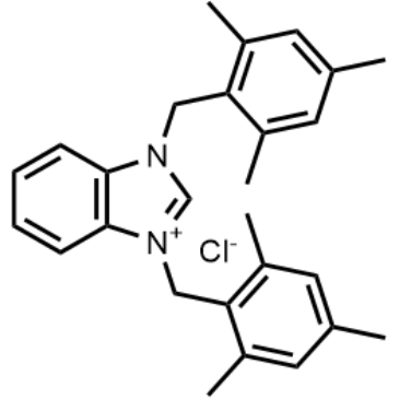 1,3-Bis(2,4,6-trimethylbenzyl)-1H-benzo[d]imidazol-3-ium chloride|CS-1383389