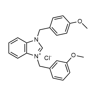 3-(3-Methoxybenzyl)-1-(4-methoxybenzyl)-1H-benzo[d]imidazol-3-ium chloride|CS-1383401