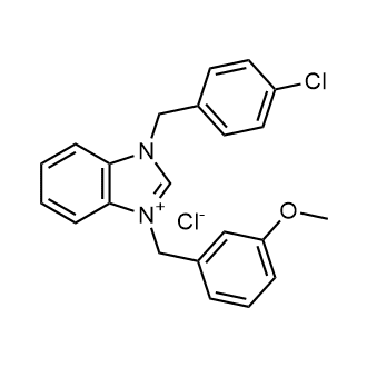 1-(4-Chlorobenzyl)-3-(3-methoxybenzyl)-1H-benzo[d]imidazol-3-ium chloride|CS-1383409
