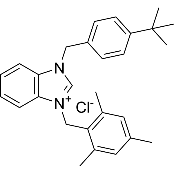 1-(4-(Tert-butyl)benzyl)-3-(2,4,6-trimethylbenzyl)-1H-benzo[d]imidazol-3-ium chloride|CS-1383436
