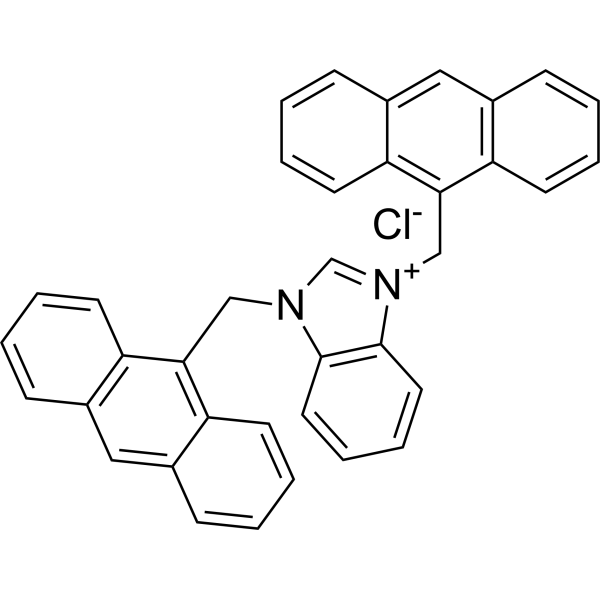 1,3-Bis(anthracen-9-ylmethyl)-1H-benzo[d]imidazol-3-ium chloride|CS-1383449