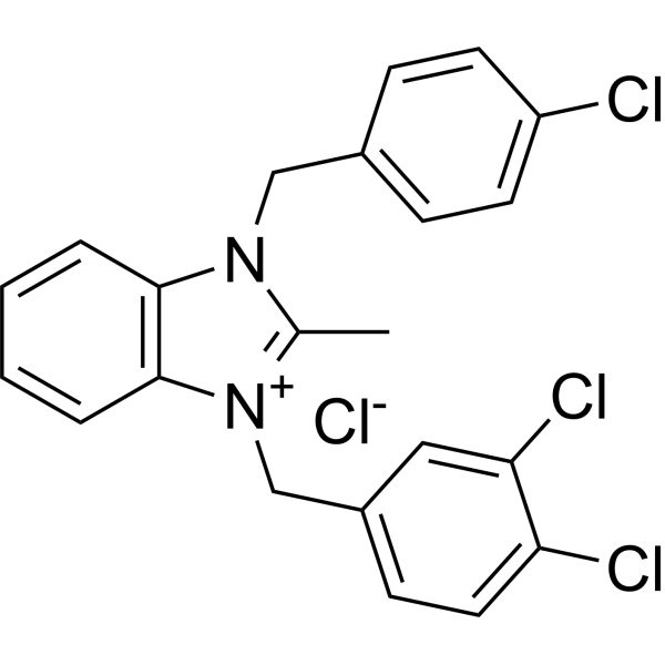 1-(4-Chlorobenzyl)-3-(3,4-dichlorobenzyl)-2-methyl-1H-benzo[d]imidazol-3-ium chloride|CS-1383460