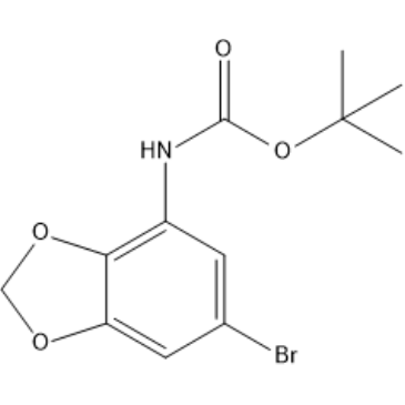 tert-Butyl (6-bromobenzo[d][1,3]dioxol-4-yl)carbamate|CS-1383488