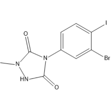 4-(3-Bromo-4-iodophenyl)-1-methyl-1,2,4-triazolidine-3,5-dione|CS-1383492