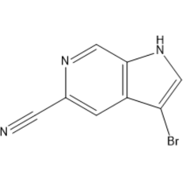 3-Bromo-1H-pyrrolo[2,3-c]pyridine-5-carbonitrile|CS-1383522
