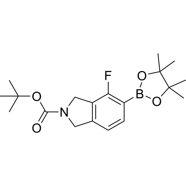tert-Butyl 4-fluoro-5-(4,4,5,5-tetramethyl-1,3,2-dioxaborolan-2-yl)isoindoline-2-carboxylate|CS-1383525