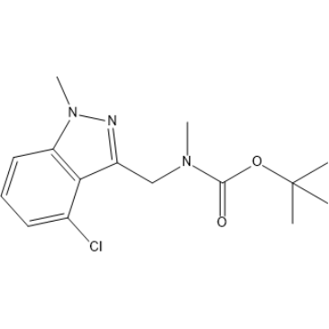 tert-Butyl ((4-chloro-1-methyl-1H-indazol-3-yl)methyl)(methyl)carbamate|CS-1383532