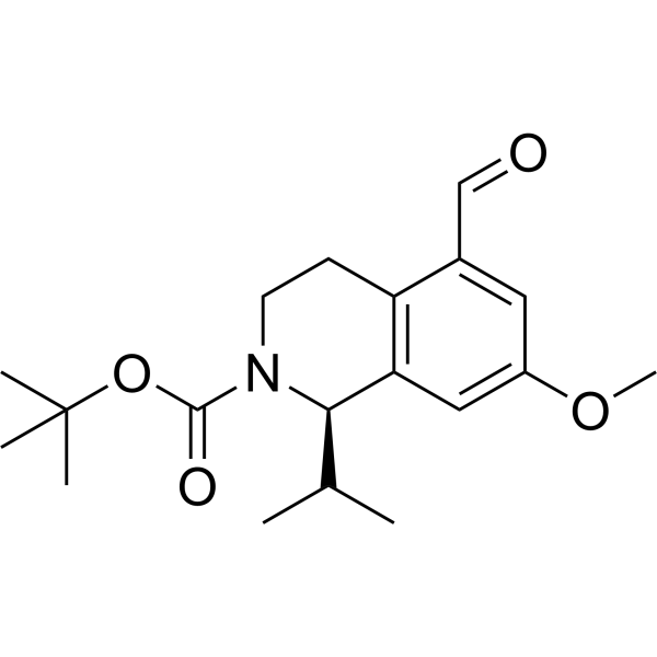 tert-Butyl (R)-5-formyl-1-isopropyl-7-methoxy-3,4-dihydroisoquinoline-2(1H)-carboxylate|CS-1383545