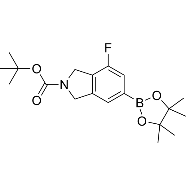 tert-Butyl 4-fluoro-6-(4,4,5,5-tetramethyl-1,3,2-dioxaborolan-2-yl)isoindoline-2-carboxylate|CS-1383551