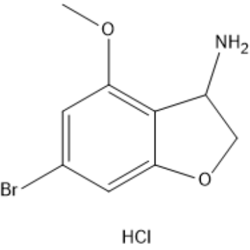 6-Bromo-4-methoxy-2,3-dihydrobenzofuran-3-amine hydrochloride|CS-1383558