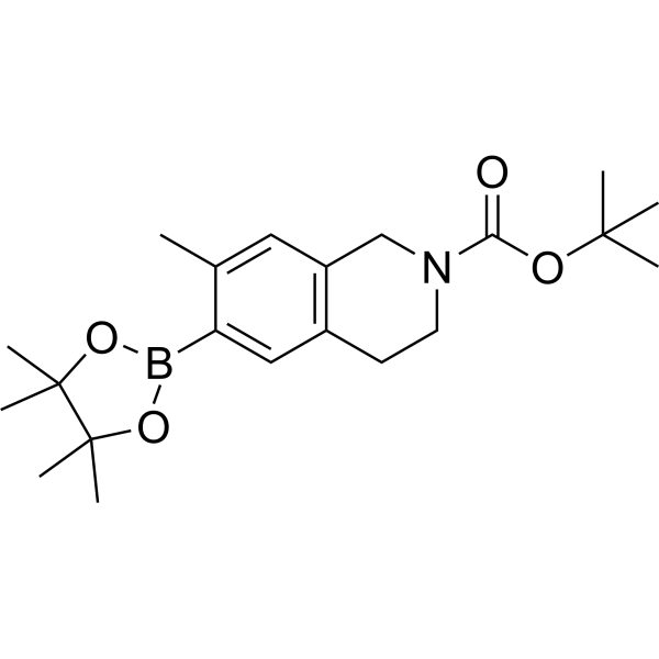 tert-Butyl 7-methyl-6-(4,4,5,5-tetramethyl-1,3,2-dioxaborolan-2-yl)-3,4-dihydroisoquinoline-2(1H)-carboxylate|CS-1383562