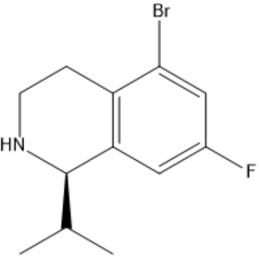 (R)-5-Bromo-7-fluoro-1-isopropyl-1,2,3,4-tetrahydroisoquinoline|CS-1383564