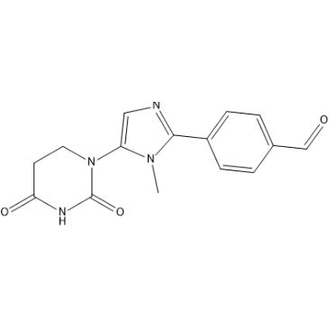 4-(5-(2,4-Dioxotetrahydropyrimidin-1(2H)-yl)-1-methyl-1H-imidazol-2-yl)benzaldehyde|CS-1383580