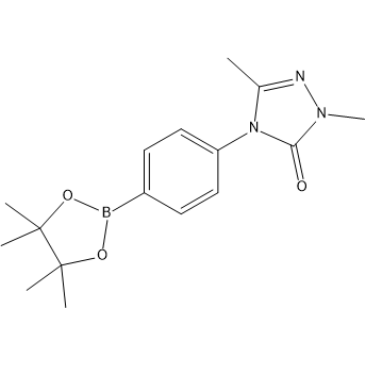 2,5-Dimethyl-4-(4-(4,4,5,5-tetramethyl-1,3,2-dioxaborolan-2-yl)phenyl)-2,4-dihydro-3H-1,2,4-triazol-3-one|CS-1383581