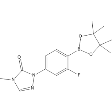 2-(3-Fluoro-4-(4,4,5,5-tetramethyl-1,3,2-dioxaborolan-2-yl)phenyl)-4-methyl-2,4-dihydro-3H-1,2,4-triazol-3-one|CS-1383584