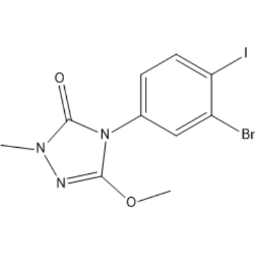 4-(3-Bromo-4-iodophenyl)-5-methoxy-2-methyl-2,4-dihydro-3H-1,2,4-triazol-3-one|CS-1383587