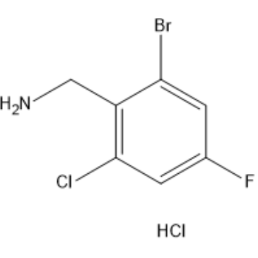 (2-Bromo-6-chloro-4-fluorophenyl)methanamine hydrochloride|CS-1383624