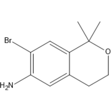 7-Bromo-1,1-dimethylisochroman-6-amine|CS-1383629