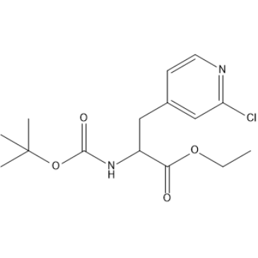 Ethyl 2-((tert-butoxycarbonyl)amino)-3-(2-chloropyridin-4-yl)propanoate|CS-1383641