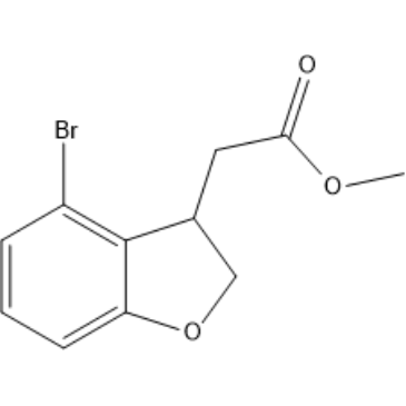 Methyl 2-(4-bromo-2,3-dihydrobenzofuran-3-yl)acetate|CS-1383643