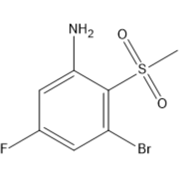 3-Bromo-5-fluoro-2-(methylsulfonyl)aniline|CS-1383660