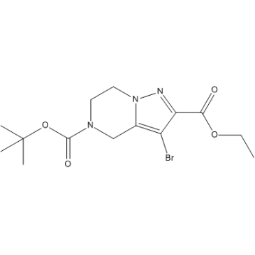 5-(tert-Butyl) 2-ethyl 3-bromo-6,7-dihydropyrazolo[1,5-a]pyrazine-2,5(4H)-dicarboxylate|CS-1383830